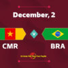 Dự đoán Cameroon và Brazil